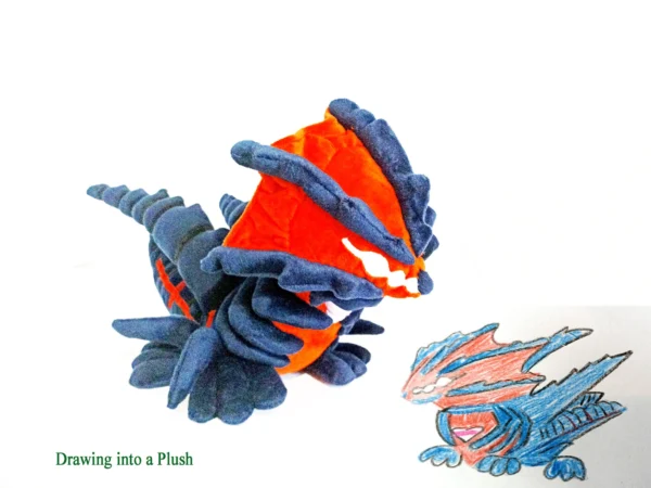 Custom plush toy Just like Eternatus Pokemon inspired (funmade) not official, handmade to order